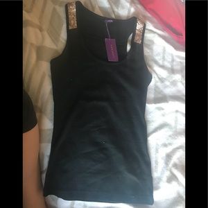 Lascana tank with sequins